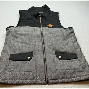 Gameday Couture Iowa State Cyclones Herringbone Quilted Vest XL NCAA NWT